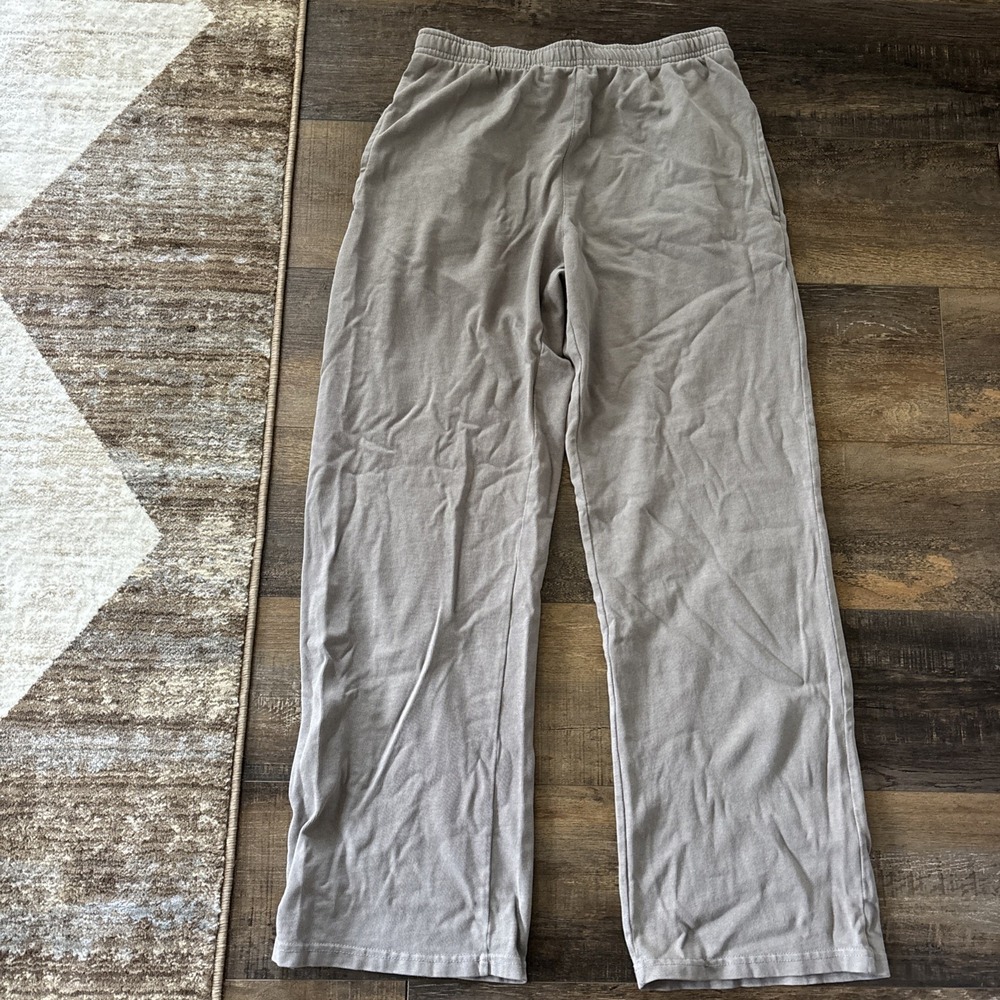 JOHN GALT Gray 100% Cotton Wide Leg Sweatpants Brandy Melville One Size OS Pant